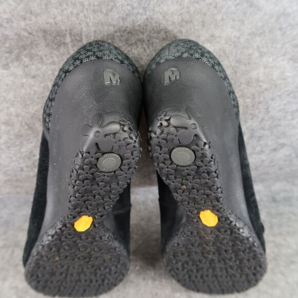 Merrell Shoes Womens 8 Wedge Mary Jane Slip On Leather Petunia Comfort Fashion - Picture 11 of 15